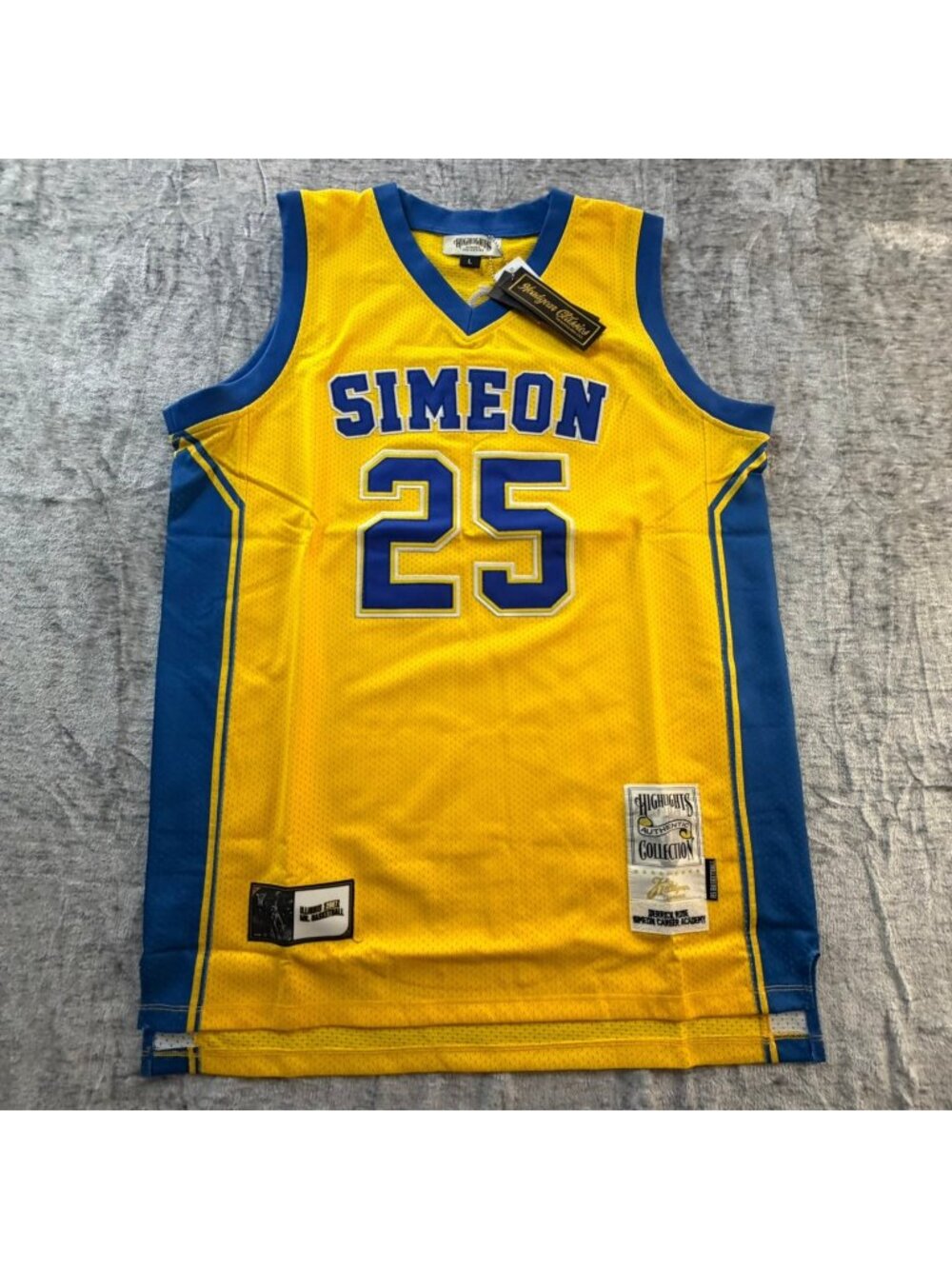 Simeon Basketball Jersey Derrick Rose #25 Headgear Classics Large
